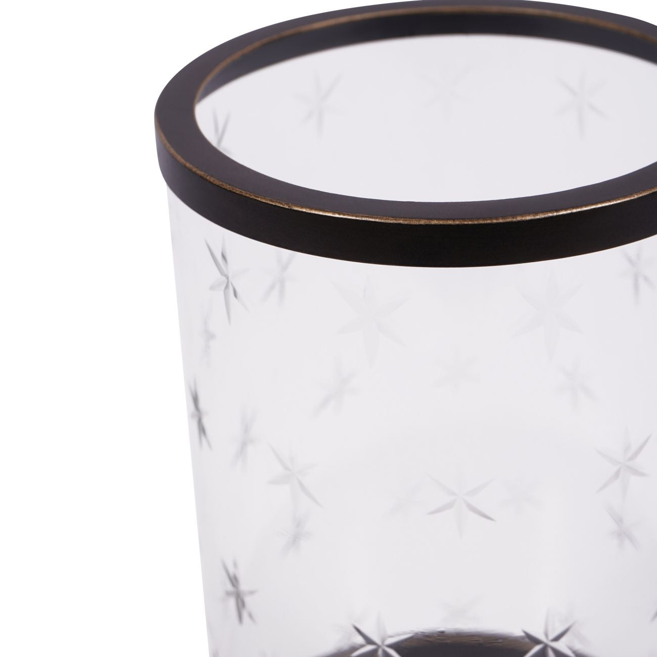 Laura Ashley Dark Bronze Cleverton Hurricane Candle Holder Lamp | Small